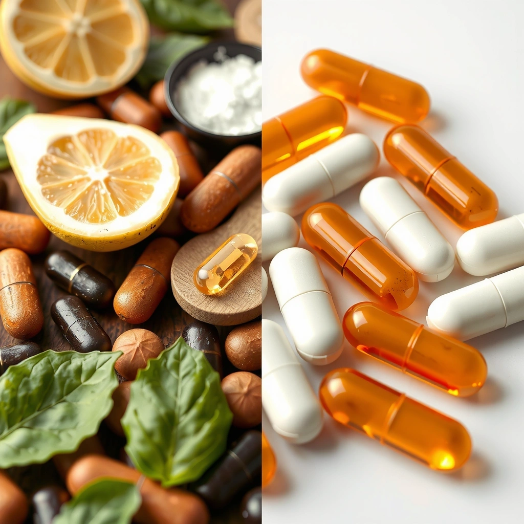 Comparación suplementos naturales vs sintéticos